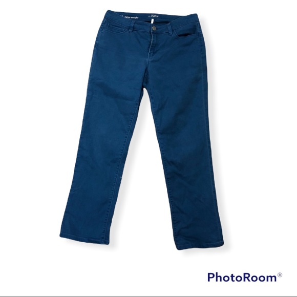 LOFT Pants - LOFT Curvy Straight Blue Pants 👖